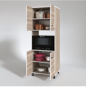 Resim Kenzlife fırın dolabı cahide crd 180*65*50 mutfak XLARGE ayaklı banyo kiler ofis 