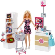 Resim Barbie Süpermarkette Oyun Seti FRP01 