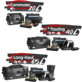 Resim Rhinowalk Su Geçirmez Motosiklet Duffel Çanta 40Lt – Kuyruk Çantası 