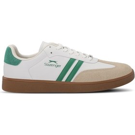 Resim Slazenger POUND I Kadın Beyaz / Yeşil Günlük Spor Ayakkabısı 