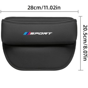 Resim Dashanshop Siyah Suni Deri Araç Organizatörü Telefon Anahtar Kartlar İçin Çok Amaçlı Spor Stili 