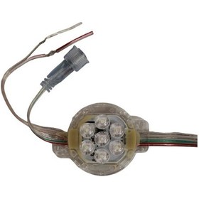 Resim 24 Volt 50mm Adreslenebilir Argb Lunapark Ledi Ws2811 Argb Pixel Modül Led 30 Adet 