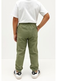 Resim Freemen Erkek Çocuk Jogger Pantolon Keten Görünümlü Cepli Günlük Rahat Fit Çağla Yeşili 