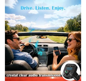 Resim Dora Shopping X8 Bluetooth Araç Kiti | Fm Transmitter & Çift USB Şarj Cihazı | Kablosuz 