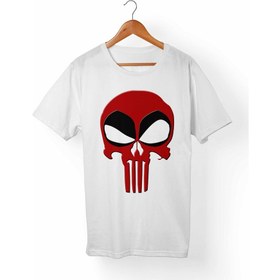 Resim Alfa Tshirt Punisher Çocuk Beyaz Tişört 