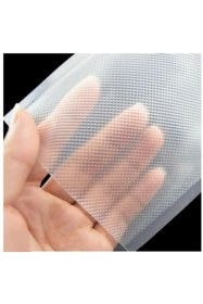 Resim Küchen Pratic Tırtıklı Vakum Poşeti 17x23cm 100 Adet - Desenli Vakum Naylonu 