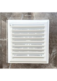 Resim Ubm 45x48 Banyo Wc Havalandırma Menfezi Yapışkanlı Cam Menfez Hediyeli 