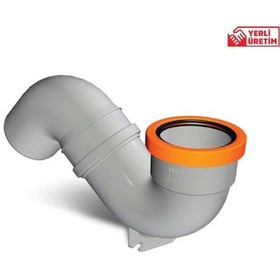 Resim Fırat 110 Mm Pvc Es Sifon Wv Tuvalet Sifonu 