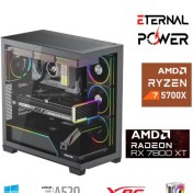 Resim ETERNAL POWER RYZEN 7 5700X 32G DDR4 1TB M.2 RX7800XT A520 T650W 