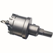 Resim Paslanmaz Çelik Delik Testere Delme Ucu, TCT Sert Alaşımlı, Kaplanmamış, Düz Şaft ile Yuvarlak, Standart Spiral Oluk, Tek Parça Ambalaj, Metal, Demir, Çelik, Alüminyum Alaşımları için 