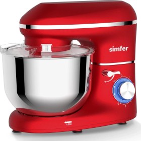 Resim Özbience 5,5l Stand Mikser 1400W Kırmızı, Güçlü ve Şık Tasarım 