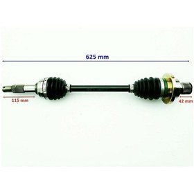 Resim Mondial Atv Trc Arka Aks Sol 625Xkomple 625Cc (492651912) 