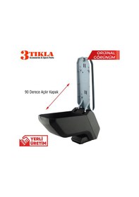 Resim Opel Corsa D 2006 Premium Hq Lüks Delmesiz Çelik Ayaklı Gri-siyah Kolçak 