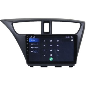 Resim Honda Civic Hb Euro 2013-2017 9 inç 10-256 GB PRO Android Carplay Multimedya 