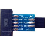 Resim 10 Pin To 6 Pin Atmel Programlayıcı Çevirici Kartı 