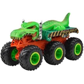 Resim Hot Wheels Monster Trucks 1:64 Çekici Arabalar Mega-wrex Hwn86-jch44 Yeşil 