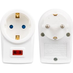 Resim BYR Vea Rmd1-01/01 250V 16A Akım Korumalı Tekli Priz Byr [byrtek] 