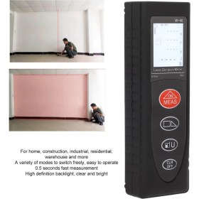 Resim Wellhise W-40 Lazer Metre Mesafe Ölçer 40 mt 