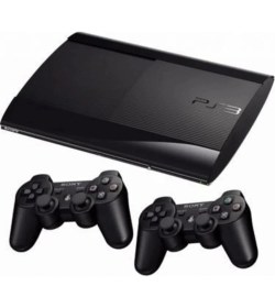 Resim Sony Playstation 3 Süper Slim 500 GB Oyun Konsolu 2 Kablosuz Kol ve 55 Dijital Oyun ile Sürükleyici Deneyim 