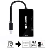 Resim Sunline 170629 Mini Displayport HdmiVgaDvi Dönüştürücü 