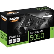 Resim INNO3D Geforce Rtx 5050 Twın X2 8gb Gddr6 128BIT Dlss 4 Ekran Kartı 