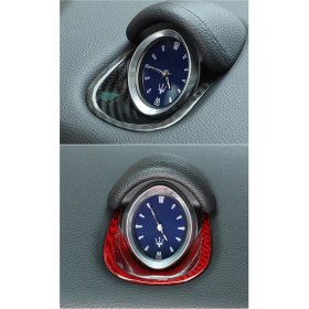 Resim Enigmatic Gösterge Paneli Saat Dekor Çerçevesi Değiştirilmiş Sticker 14-21 Kırmızı (Yurt Dışından) 