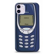 Resim Marselit Iphone 11 Nokia 3310 Tasarımlı Telefon Kılıfı-retro11 