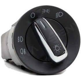 Resim VOLKSWAGEN JETTA MK4 FAR AÇMA ANAHTARI KROM 3BD941531 