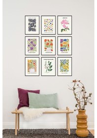 Resim Artavessa 9 Parça Çerçeve Görünümlü Mdf Tablo Seti - 6ARTAVESSA1 