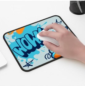 Resim Wow Köpek Balığı Shark Tasarımlı 33x28 Cm Mousepad Kaymaz Taban Rahat Konforlu Mouse Pad 