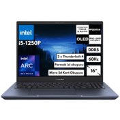Resim Asus Expertbook B5 B5602CBN-L20164AT35 i5-1250P 24 GB 4 TB SSD A350M 16" W11H Dizüstü Bilgisayar 