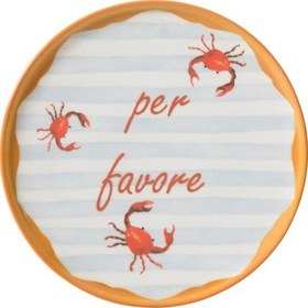 Resim Mudo Home Costa Pasta Tabağı 21 Cm Çok Renkli 
