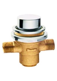 Resim Zaman Ayarlı Sıva Altı Pisuvar Sıkıştırma Somunlu Krom 