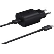 Resim Nevemay Samsung Galaxy M23 Fast Charging 25W Type-C Çıkışlı Kablolu Şarj Aleti Siyah(Samsung Türkiye Garantili) 