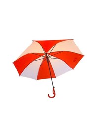 Resim Eleven Markets Kırmızı Beyaz Şemsiye Çocuk Şemsiyesi 6-12 Yaş Kırmızı - Beyaz 