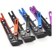 Resim Chuangyinshop Silvery Heavy Duty M3 Motosiklet Yan Sehpası Ayarlanabilir Yükseklik Açı Scooter Atv 