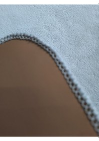 Resim Ultrasoft Düz Gümüş Gri 3 Lü Banyo Paspası Halısı Seti Kaymaz Gri 