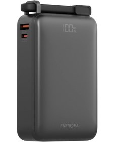 Resim ENERGEA ComPac Ultra67 20.000 mAh 2 Adet 67W Type-C ve 18W USB Çıkışlı Ekstra 100W Kablolu PD Hızlı Şarj Powerbank - Koyu Gri 