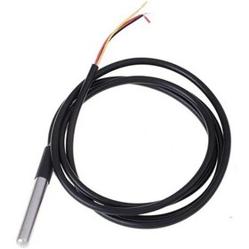 Resim DS18B20 Termal Su Geçirmez 1m Kablolu Sıcaklık Sensörü 