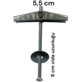 Resim Alçıpan Askı Dübel Yaylı 12x80 5 Adet - Mapı-284632 