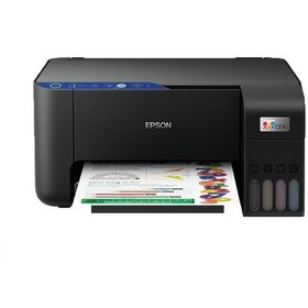 Resim Epson L3252 Tanklı Yazıcı Uyumlu Mürekkepli + 1 Siyah Mürekkep 