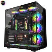 Resim Gamepower Warcry A-rgb 6 Fanlı Kumandalı Gaming Oyuncu Bilgisayar Kasası Psu Yok 