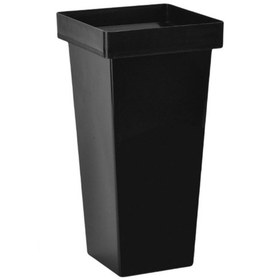 Resim Suntek Çiçek Kovası Aranjmanı Masası Kapalı Düğün Siyah 