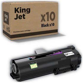 Resim Kingjet Kyocera Uyumlu Tk-1170 Standart Kapasiteli 10'lu Paket Çipli Muadil Toner M2040 M2540 