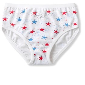 Resim CHARM Yıldız 6 Li Kız Çocuk Pamuklu Desenli Slip Külot 