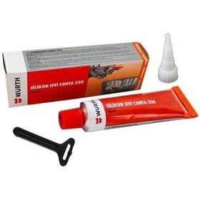 Resim Würth Slikon Sıvı Conta Siyah 250°C Isıya Dayanıklı 70 ml 