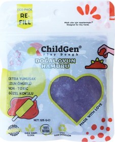 Resim ChildGen 125gr Kartuş Oyun Hamuru - Mor 