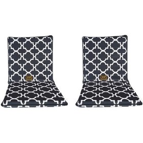 Resim Viphomeconcept Sandalye Minderi 2 Adet Arkalıklı Büyük Fermuarlı Karaçatı 