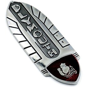 Resim BsElektronik Etiketçilere Özel İthal Direk Arma Plymouth Tasarım Yapışkanlı Model 12x4 cm 