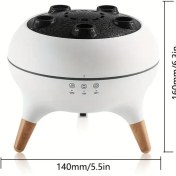 Resim Denizanası Şeklinde Aroma Difüzör Nemlendirici V80, Aromaterapi & Nemlendirme, Renkli Işıklar, Uzaktan Kumandalı, İki Zaman Ayarı, Ofis ve Ev Kullanımı İçin Uygun, 250ml Büyük Su Tankı ile Uzun Süreli Nem 